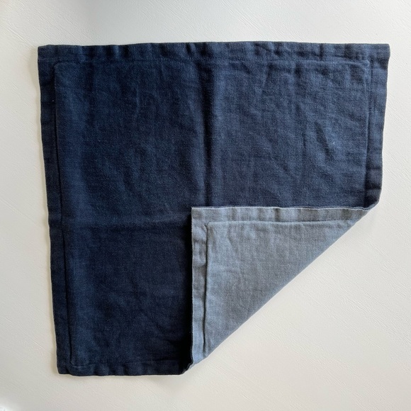 Pottery Barn Accents Pottery Barn Blue Linen Pillow Cover 2 X 20